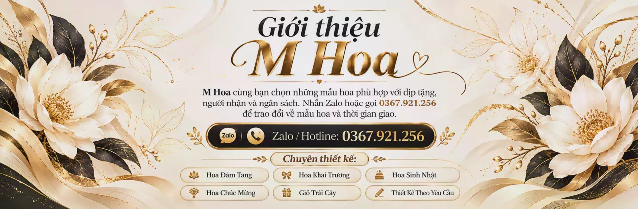 Ảnh bìa Shop hoa tươi Xã Đông Thạnh Hồ Chí Minh - Tư vấn hoa theo từng dịp
